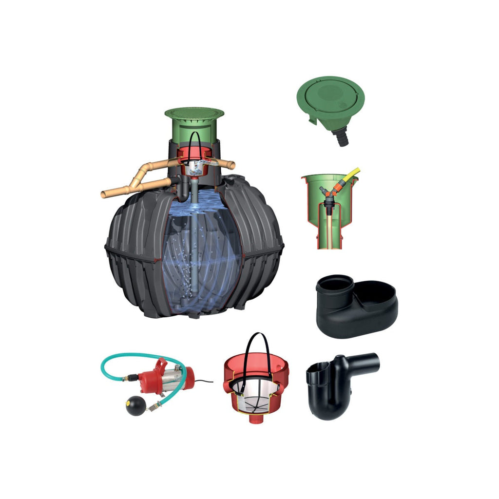 Carat XL/XXL Rainwater Harvesting System 8,500l, 10,000l, 16,000l, 22,000, 26,000l and 32,000l