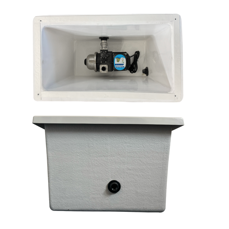 Above Ground Insulated RainMaster Rainwater Harvesting Pump Set