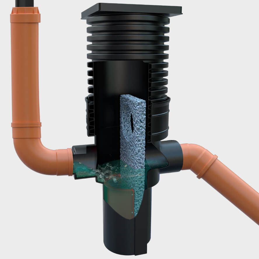 Silt Guard SiltBlok 300 Series for 110mm & 160mm pipework