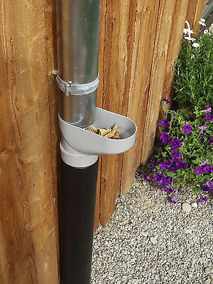Water butt downpipe leaf catcher/leaf separator - Freeflush Rainwater Harvesting Ltd. 