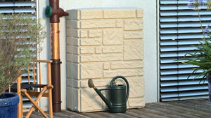 Maurano Stone Effect Water Butt – 300 Litres - Freeflush Rainwater Harvesting Ltd. 