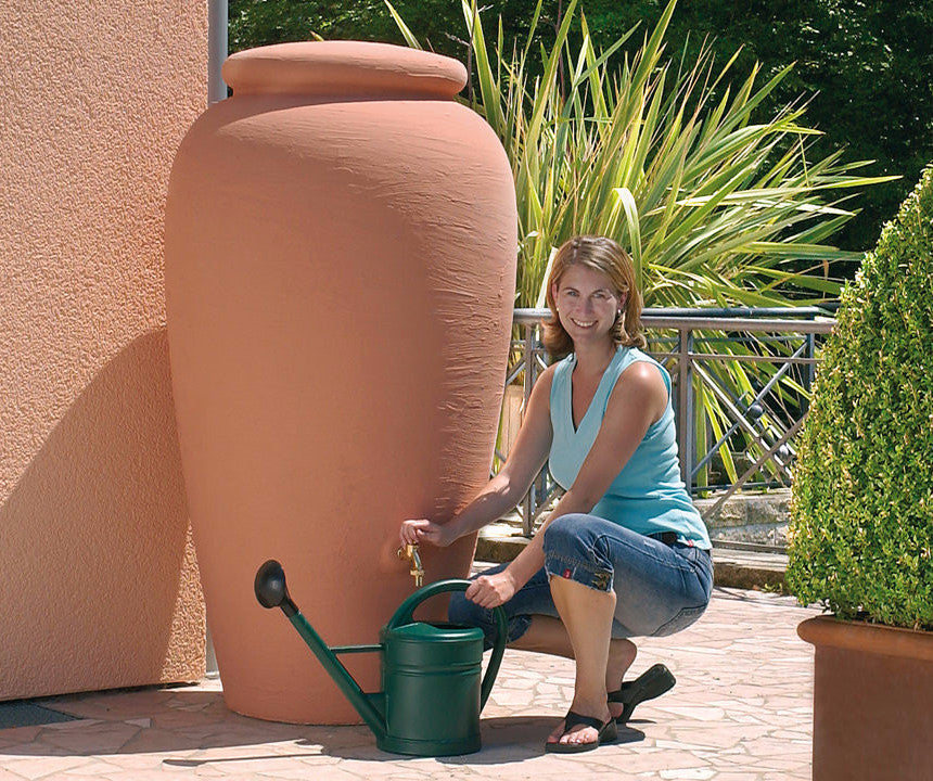 Rainwater Amphora Classic Urn Water butt - 300 and 500 litre - Freeflush Rainwater Harvesting Ltd. 