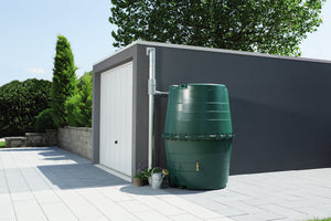 Colossus+ Large water butt tank 1300 litre capacity with optional diverter and tap - Freeflush Rainwater Harvesting Ltd. 