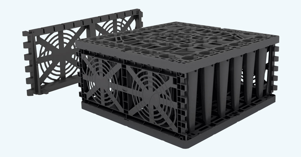 Rainwater Soakaway Attenuation Crate Package - EcoBloc Maxx - Freeflush Rainwater Harvesting Ltd.