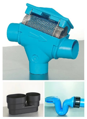 Commercial Rainwater Harvesting Filter -  1 stage -110mm - PF-200m2 - Freeflush Rainwater Harvesting Ltd. 
