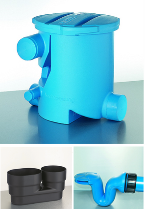 Commercial Rainwater Harvesting Filter - 2 stage - 110mm VF1 -450m2 - Freeflush Rainwater Harvesting Ltd. 