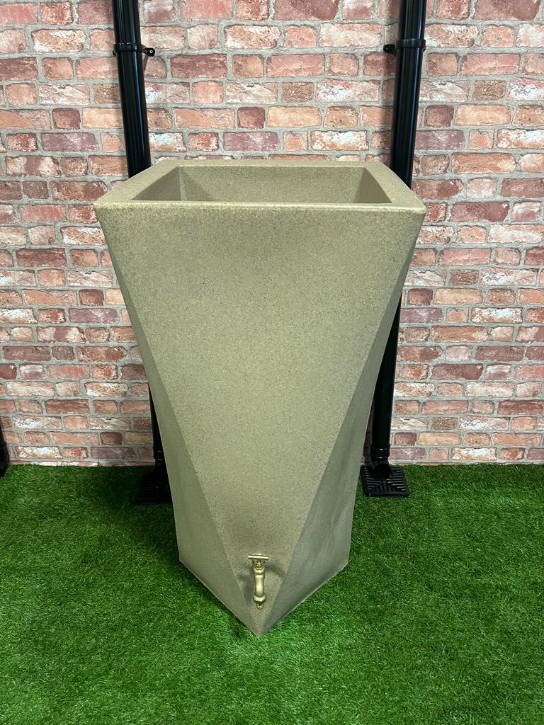 Grade B - 250 litre Manhattan City Twist Water Butt Planter