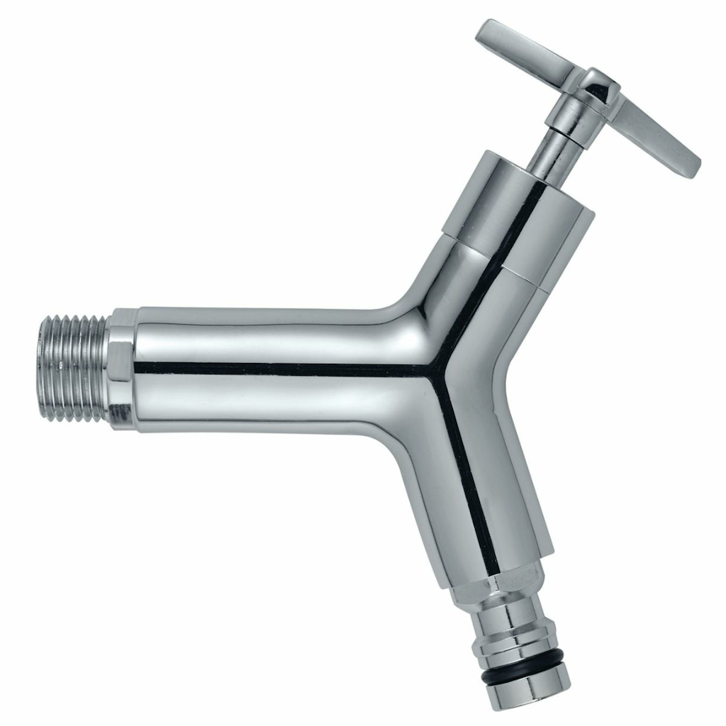 Brass or chrome water butt tap - Freeflush Rainwater Harvesting Ltd.