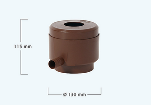 Classic large slim water butt with diverter and tap - 300 and 650 litre capacity - Freeflush Rainwater Harvesting Ltd. 