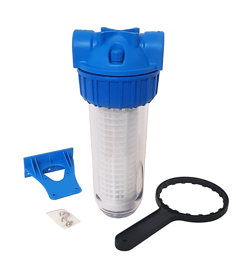 Prestige Water 10" Cartridge Filter Housing with filter Freeflush