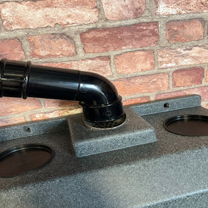 Pura stainless steel downpipe leaf catcher 80mm