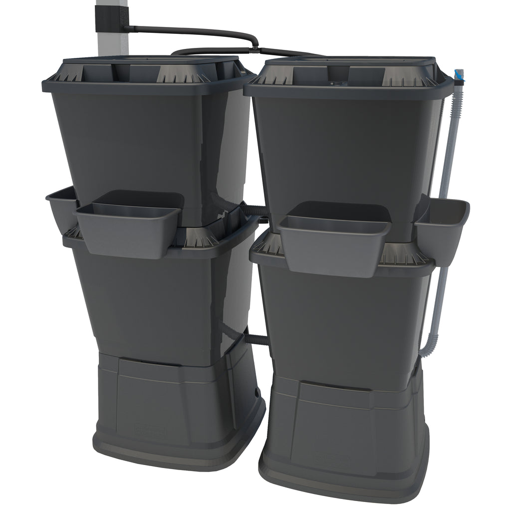 Rainwater Terrace Double 2 Tier 268 Litre Water Butt