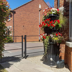 Rainwater Terrace 3 Tier 200 Litre Water Butt With Planters