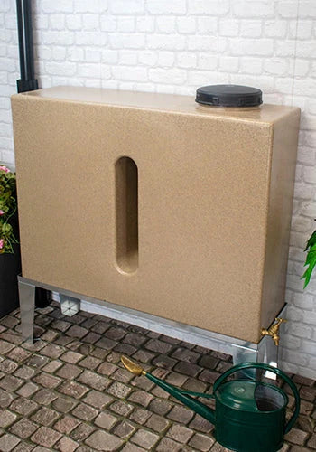 280 Litre Slim Water Butt Rain Harvesting Tank - Freeflush Water Management Ltd. 