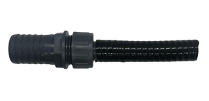 Freeflush hose adaptor/reducer, 1 1/4" to 1/2" barbed, snap lock (hozelock)