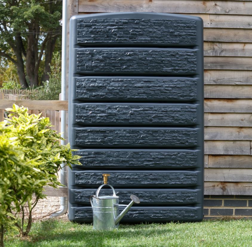 Extra Slim Stone Decor Graphite Grey – 400L With Free Tap - Freeflush Water Management Ltd. 