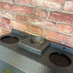 Pura stainless steel downpipe leaf catcher 80mm