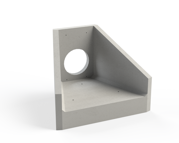 FlowBrake Concrete Drainage Headwall 600mm outlet