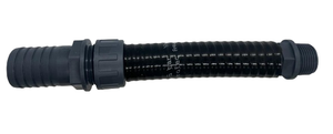 Freeflush hose adaptor/reducer, 1 1/4" to 1/2" barbed, snap lock (hozelock)