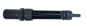 Freeflush hose adaptor/reducer, 1 1/4" to 1/2" barbed, snap lock (hozelock)