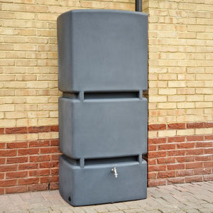 3P Large Water butt 800l Water Pillar with tap - Freeflush Water Management Ltd. 