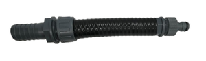 Freeflush hose adaptor/reducer, 1 1/4" to 1/2" barbed, snap lock (hozelock)