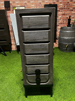 Grade B - Prestige 225 Litre Wood Effect Water Butt Planter