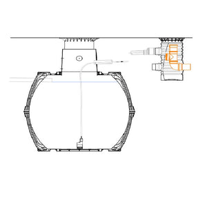 SuDS attenuation lifting pump set