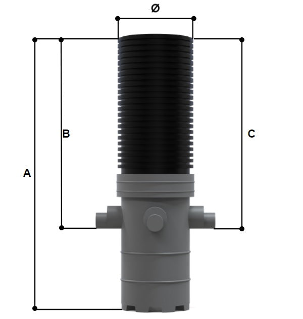 Vortiflo Vortex Flow Control Chamber 300 | Freeflush