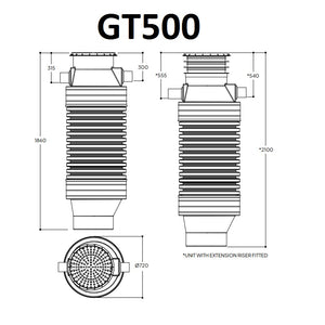 Underground Grease Trap - 300 and 500l