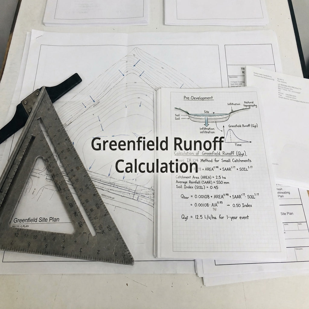 SuDS Greenfield Runoff Flow Calculation - Freeflush Water Management Ltd. 