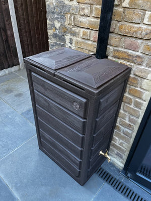 Prestige 225 Litre Wood Effect Water Butt Planter