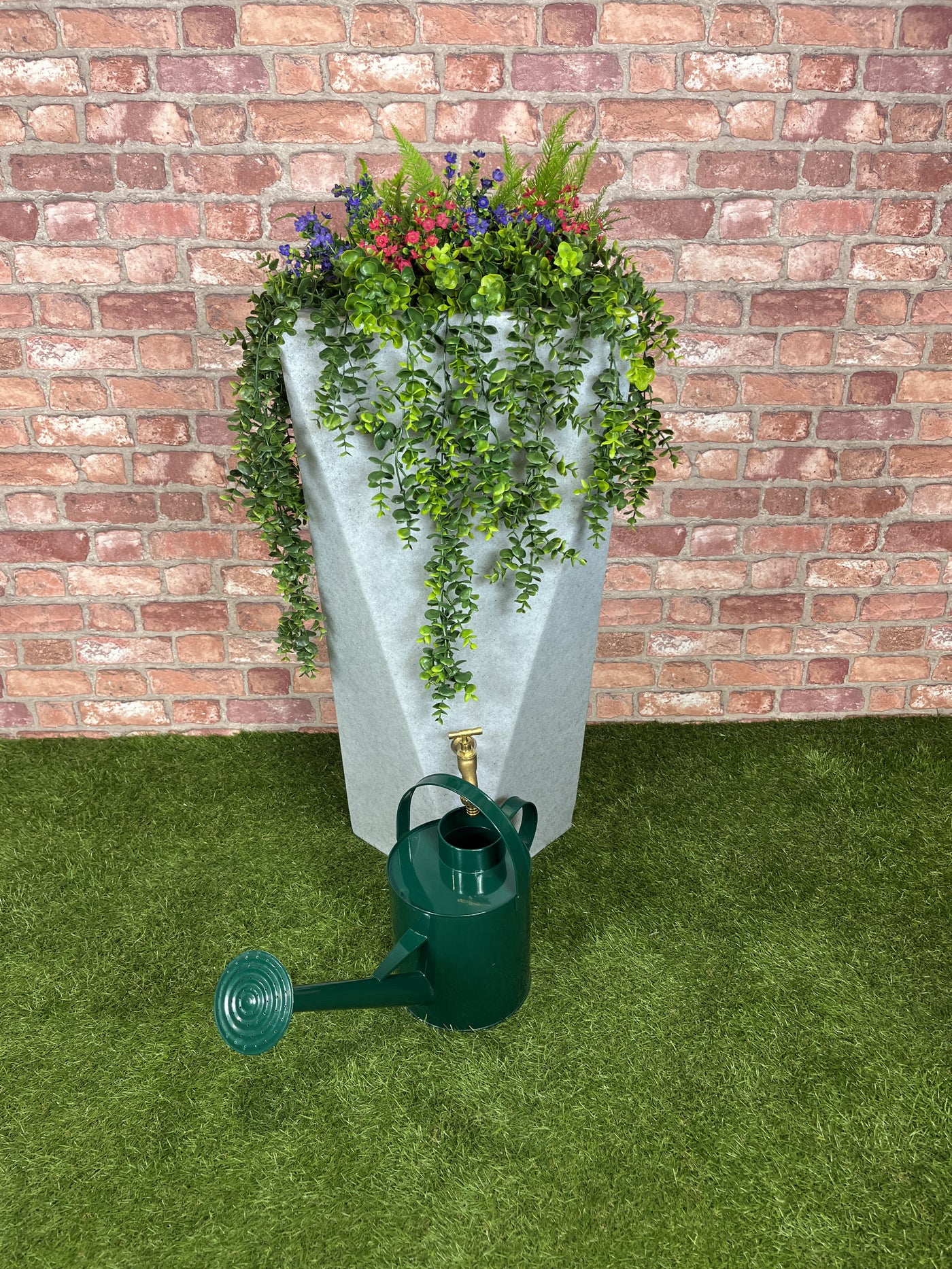 100 Litre Manhattan Twist Water Butt Planter Freeflush Water 100-litre-manhattan-twist-water-butt-planter-freeflush-water