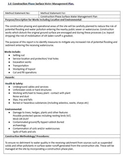 SuDS Construction Phase Plan - Freeflush Water Management Ltd. 