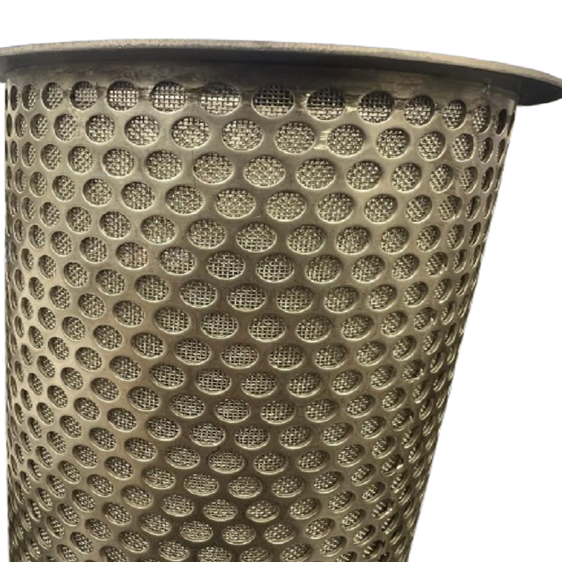 Stainless Steel IBC fine mesh 110mm basket inlet lid filter