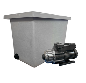 Above Ground Insulated RainMaster Rainwater Harvesting Pump Set