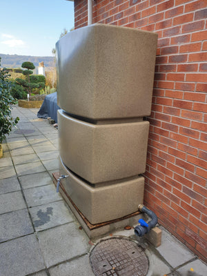 1275 Litre EcoPillar Water Butt Rainwater Harvesting Tank