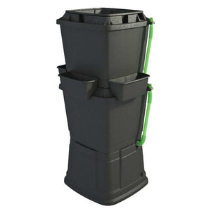 Rainwater Terrace 2 Tier 134 Litre Water Butt With Planters - Freeflush Rainwater Harvesting Ltd. 