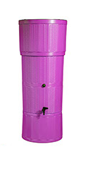 Rattan Water Butt & Base 150 Litre