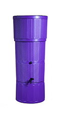 Rattan Water Butt & Base 150 Litre
