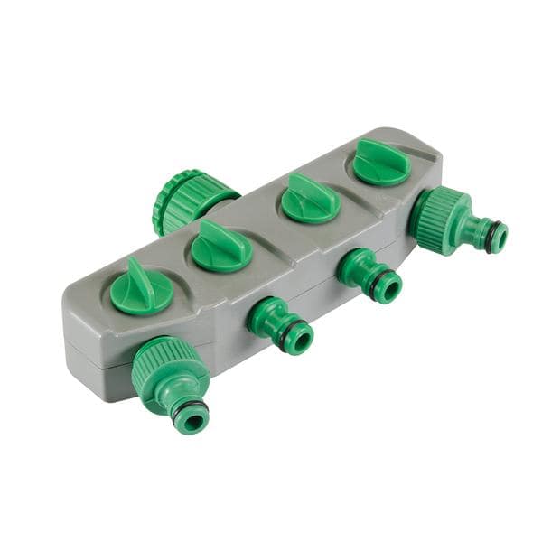 4-Way Tap Connector (3/4" & 1/2" Male)