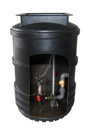 Mini Single and Twin Sewage Pumping Station Range 800l, 1200l and 1700l