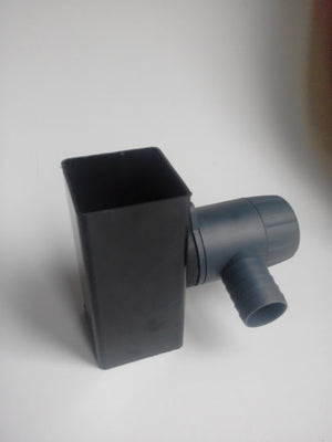 Rain Collector Rapido fit Quattro water butt diverter for rectangular and square downpipes - Freeflush Rainwater Harvesting Ltd. 