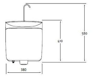 GrandeSys (AquaDue) Toilet cistern with integrated sink SPARES - Freeflush Rainwater Harvesting Ltd. 