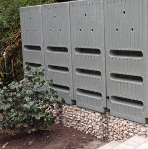 Ultra Slimline Wall Mounted Water butt - 235 Litres - Freeflush Water Management Ltd. 