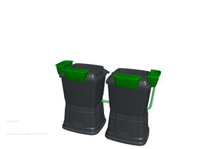 Rainwater Terrace 1 Tier 134L Water Butt With Planters - Freeflush Rainwater Harvesting Ltd. 