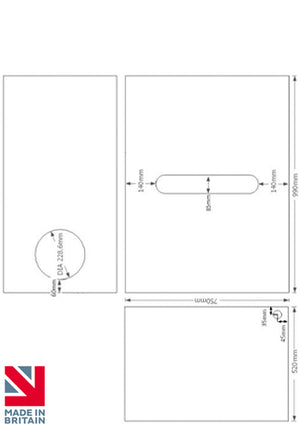 Bespoke slim water butt choose capacity, shape and colour - Freeflush Rainwater Harvesting Ltd. 