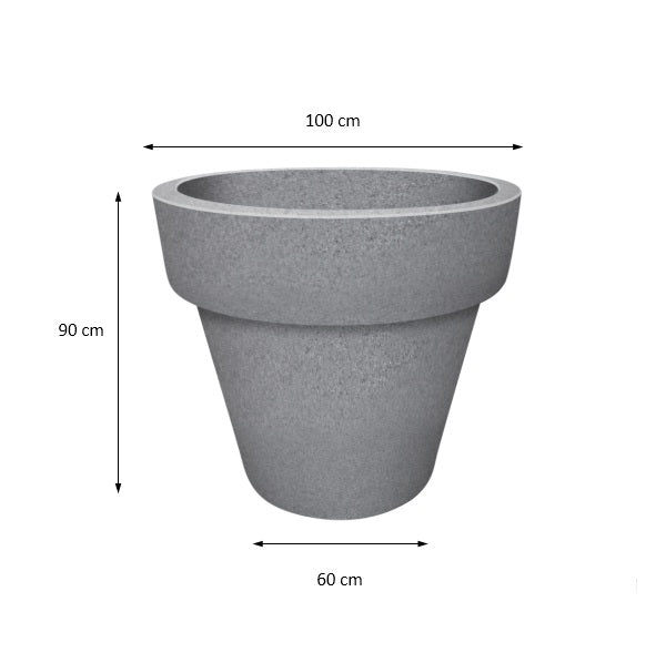 biggest plant pot size 450 litre Prestige extra large Plant Pot style planter