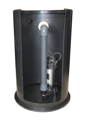 Vortex Micro Sewage Pumping Station Range with Macerator 190l, 300l, 450l and 600l