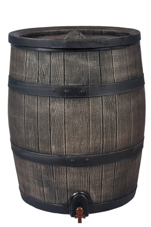 Rain Barrel - Oak Effect - 50L, 120L, 240L, 350L - Freeflush Rainwater Harvesting Ltd. 